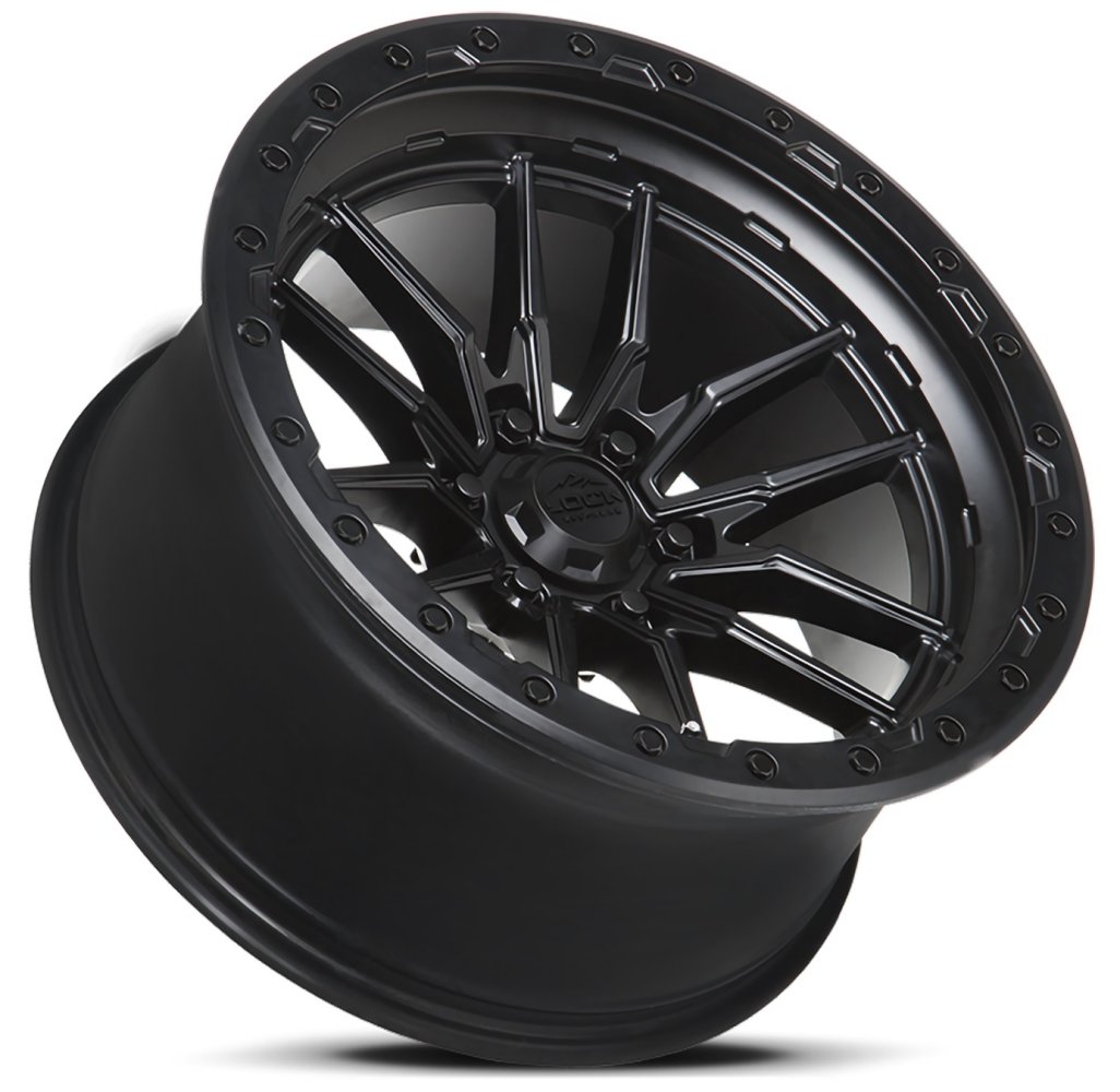 20x9 Lock Off-Road Krawler Matte Black 8x6.5/165 1mm