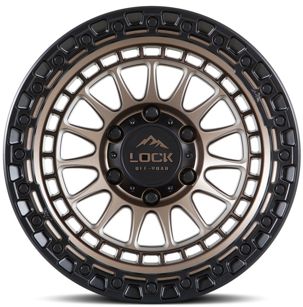 20x9 Lock Off-Road Mojave Matte Bronze w/ Matte Black Ring 5x5/127 0mm