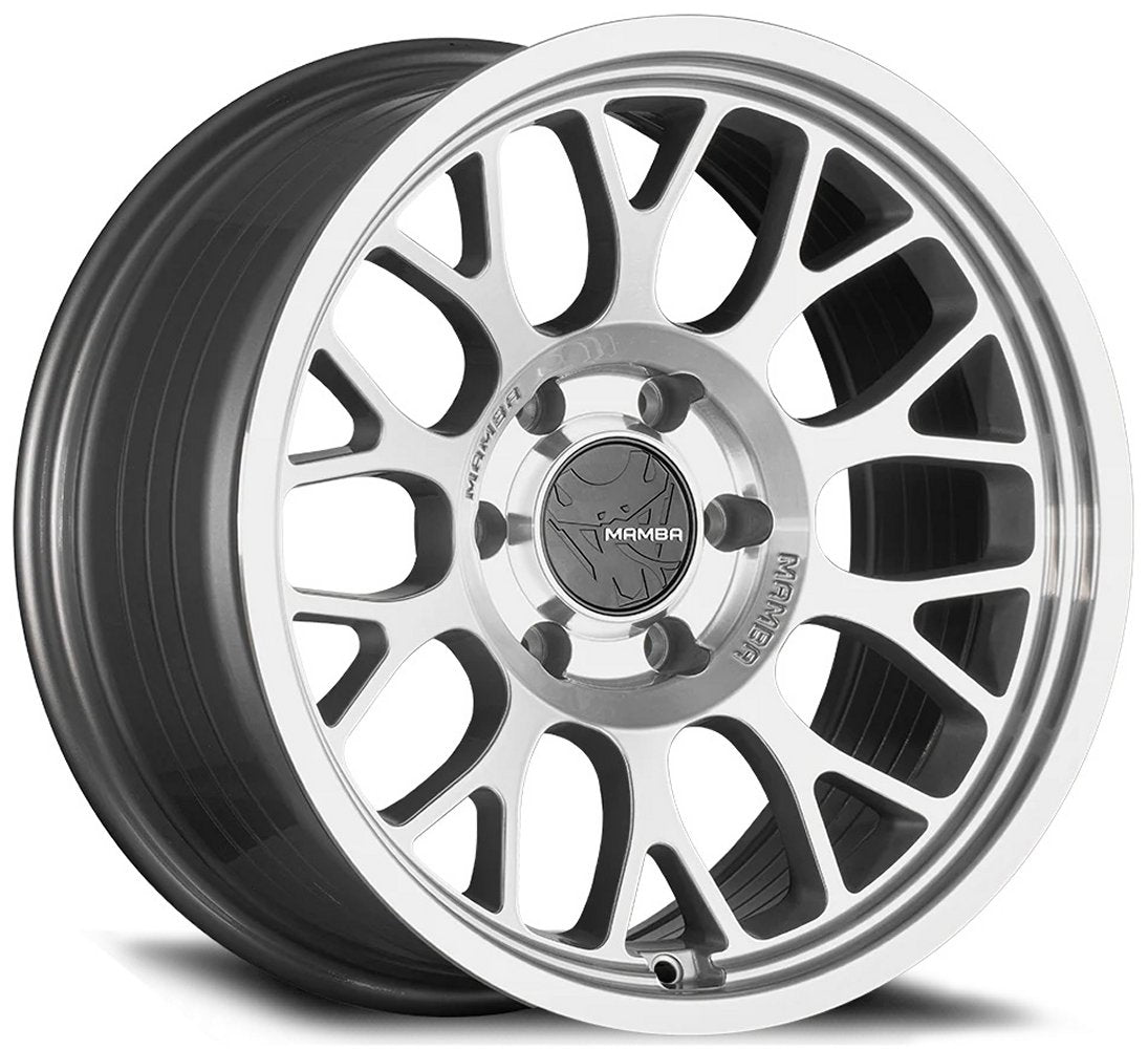 20x9 Mamba Off-Road M28 Silver Machined (Flow Formed) 6x135 0mm