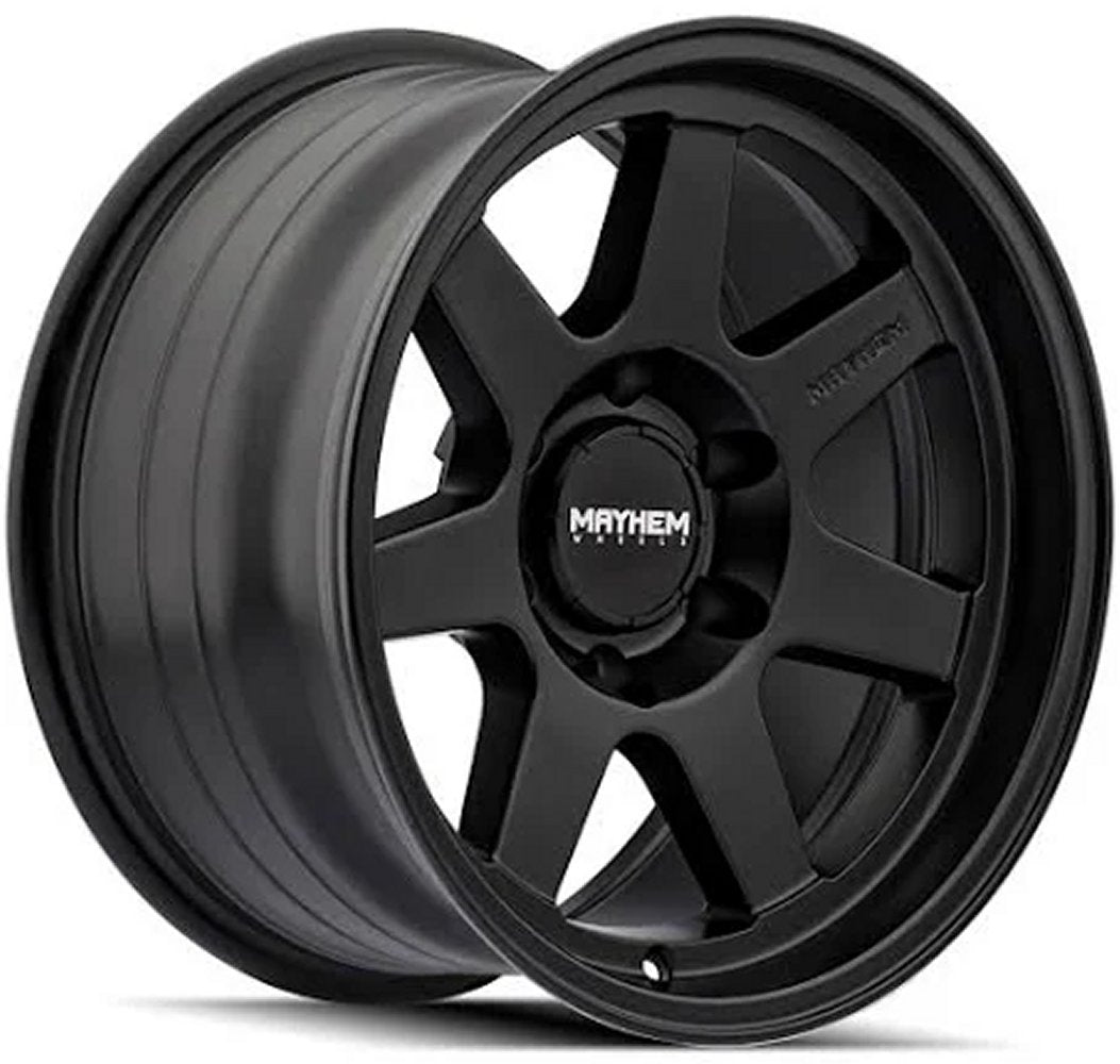17x9 Mayhem Cortex 8307 Satin Black 5x5/127 -6mm - Flex Offroad