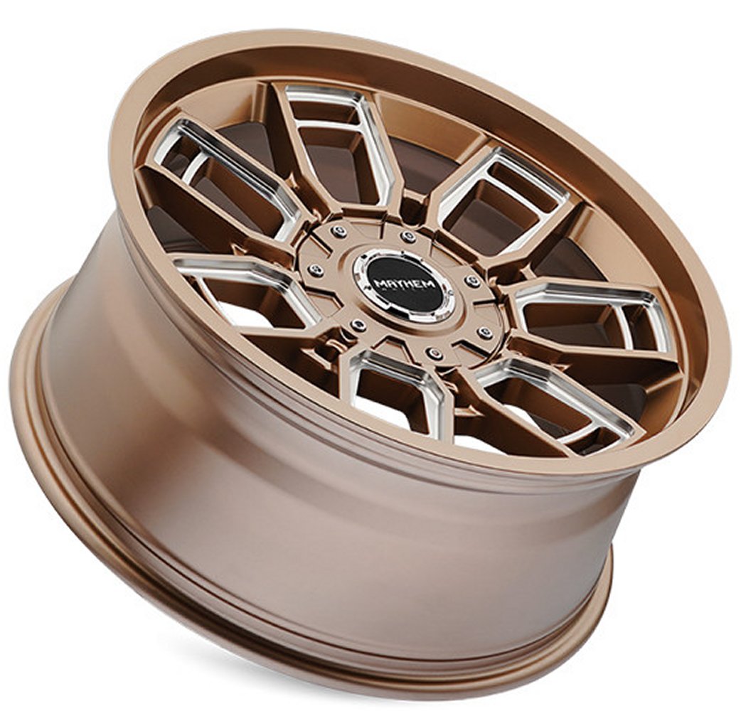 20x9 Mayhem Ordinance 8118 Matte Bronze Milled 6x135 6x5.5/139.7 0mm - Flex Offroad