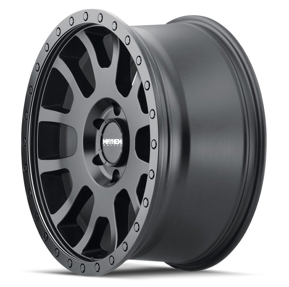 18x9 Mayhem Scout 8302BM Matte Black 8x6.5/165 0mm