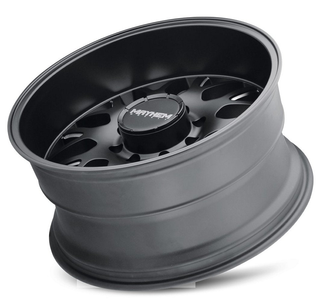 20x9 Mayhem Tripwire 8110BM Gloss Black w/ Milled Spokes 8x6.5/165 0mm - Flex Offroad