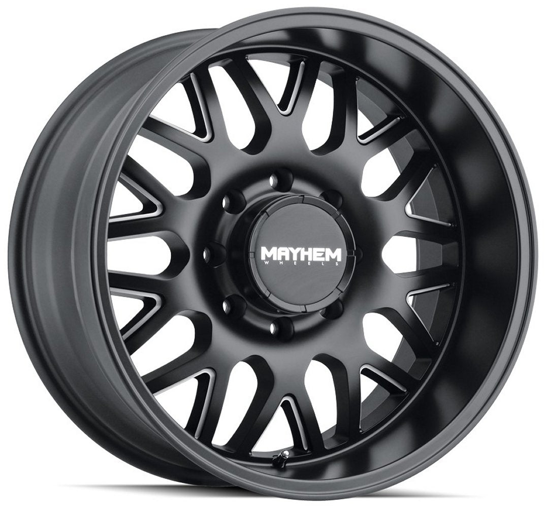 20x9 Mayhem Tripwire 8110BM Gloss Black w/ Milled Spokes 8x170 0mm