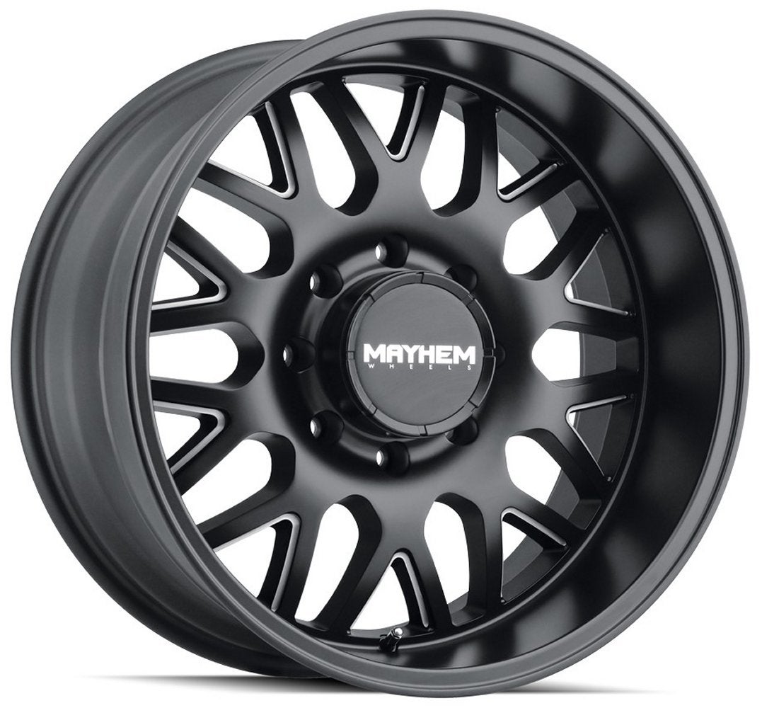 20x9 Mayhem Tripwire 8110BM Gloss Black w/ Milled Spokes 8x170 0mm