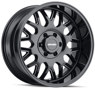 20x9 Mayhem Tripwire 8110BM Gloss Black w/ Milled Spokes 8x170 0mm