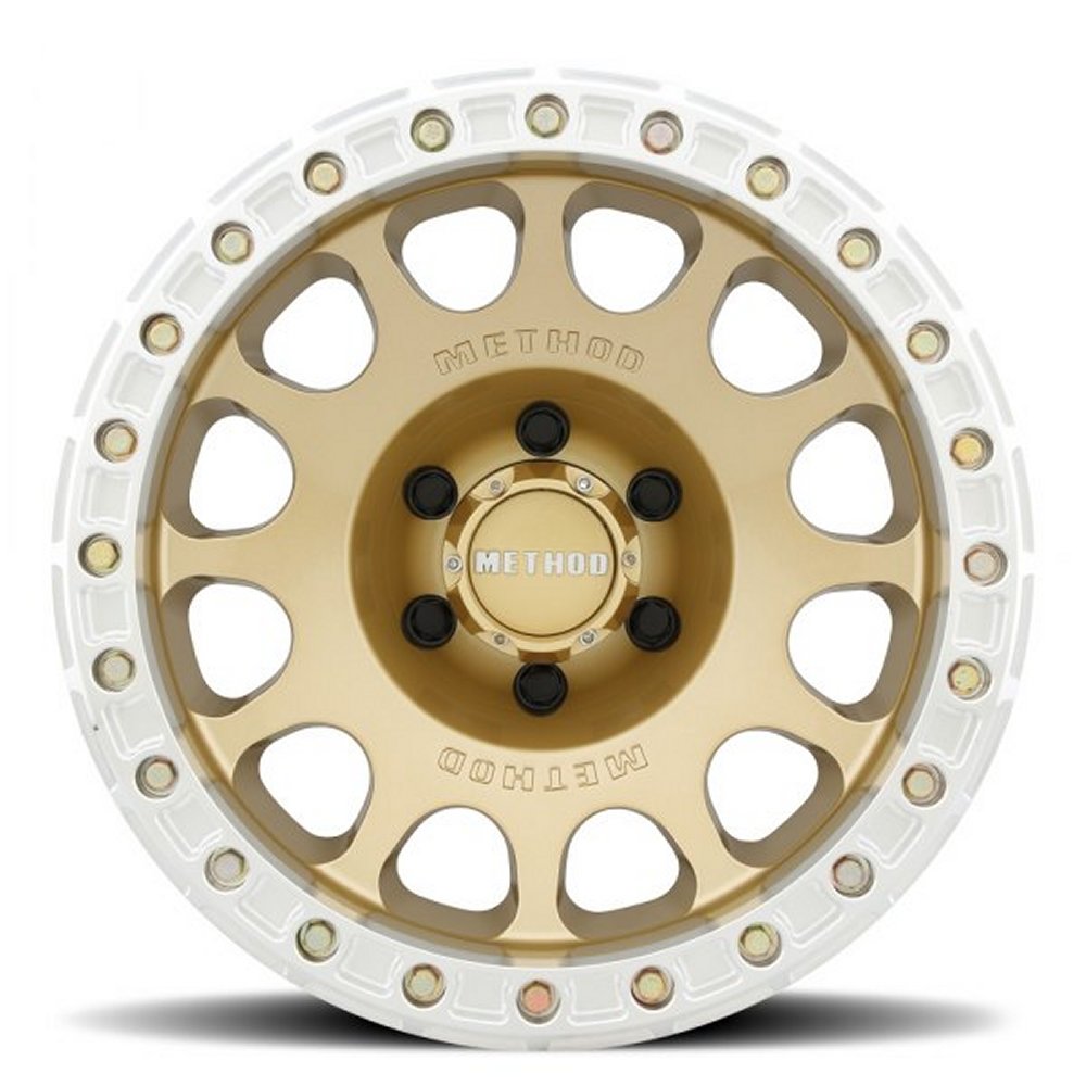 17x9 Method Race MR105 V3 Gold 6x5.5/139.7 -38mm - Flex Offroad