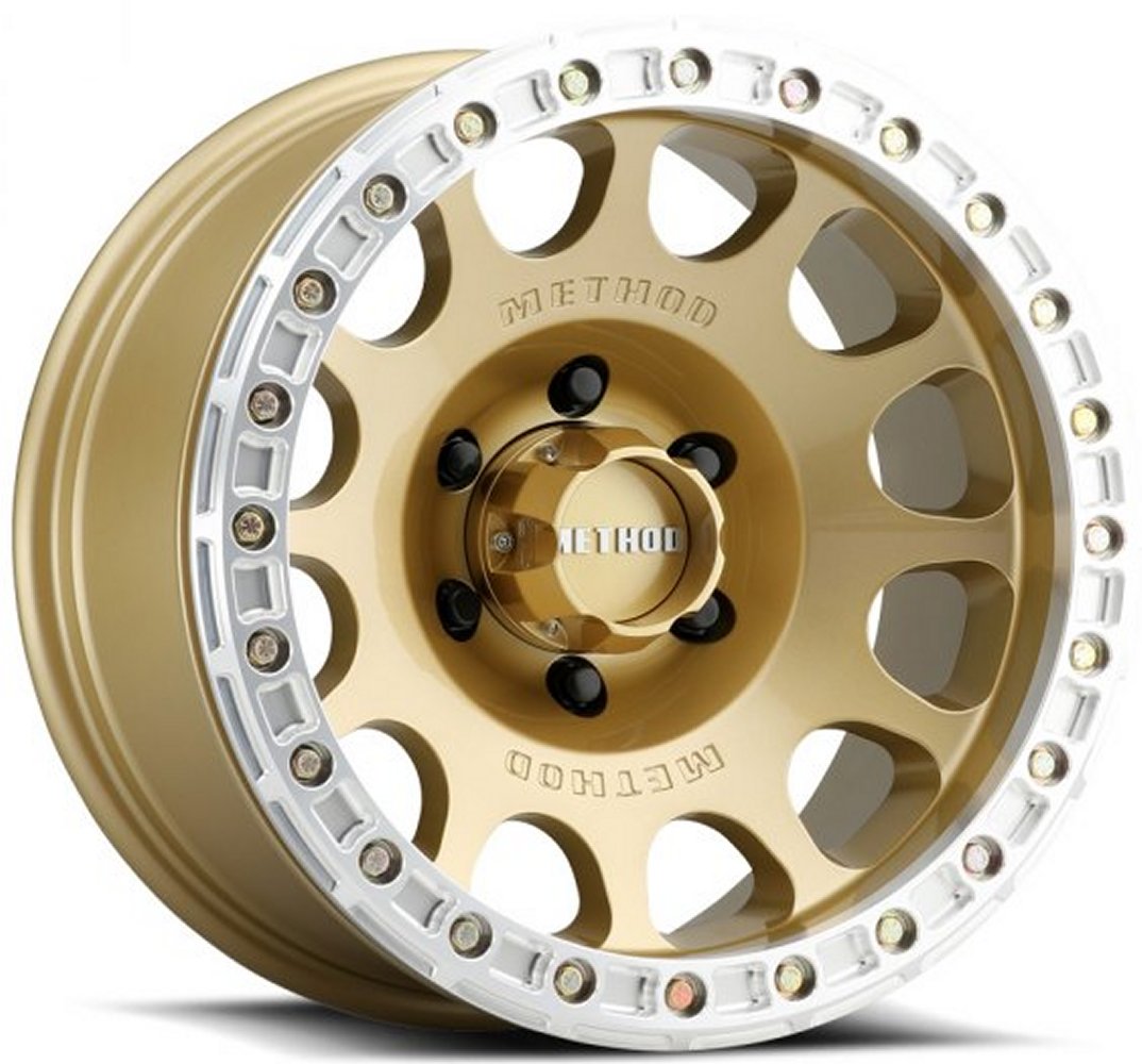 17x9 Method Race MR105 V3 Gold 6x5.5/139.7 -38mm - Flex Offroad