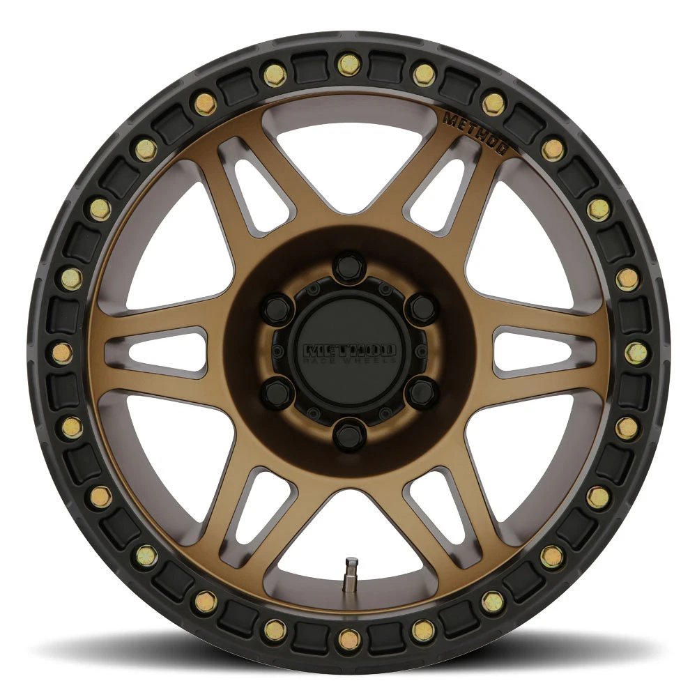 17x9 Method Race MR106 Beadlock Bronze 6x5.5/139.7 -44mm - Flex Offroad