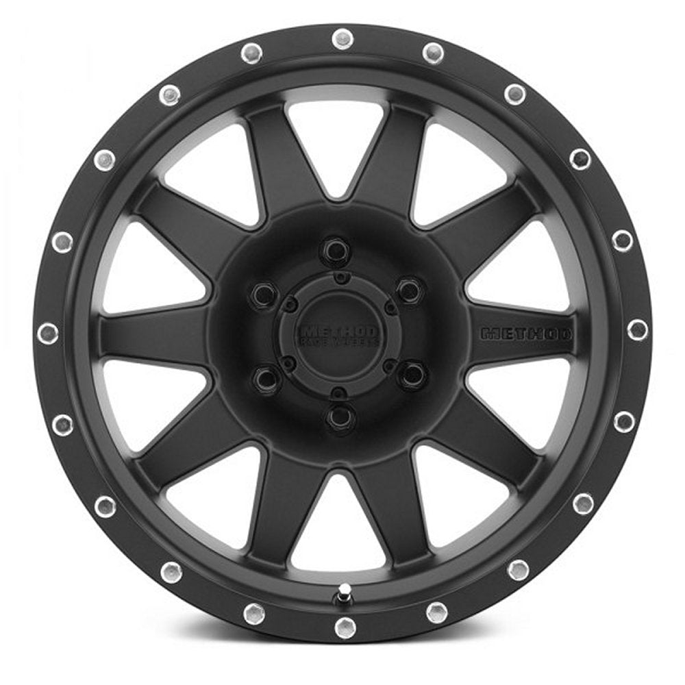 17x8.5 Method Race MR301 The Standard Matte Black 5x4.5/114.3 0mm