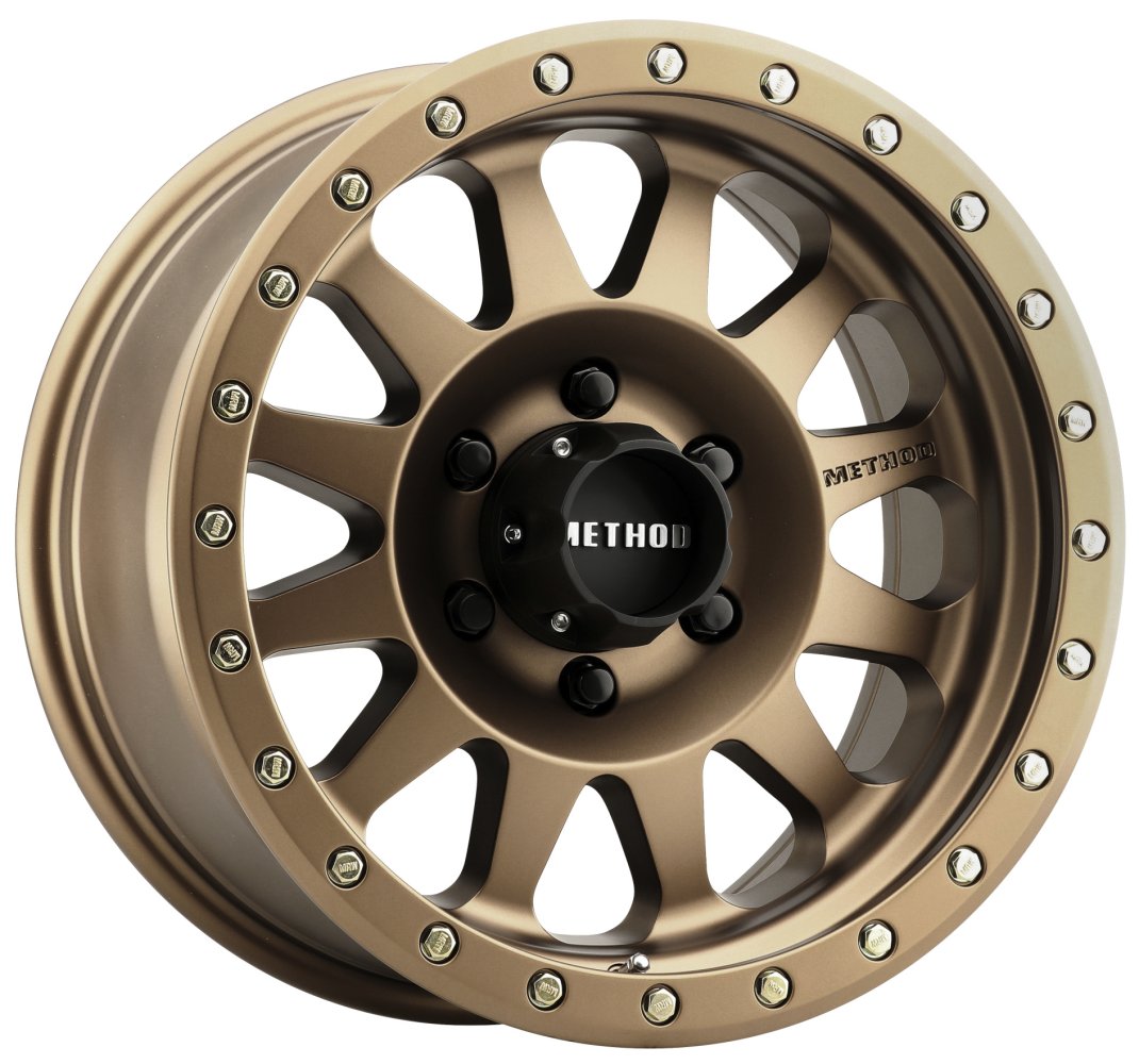 15x8 Method Race MR304 Double Standard Bronze 5x4.5/114.3 -24mm - Flex Offroad