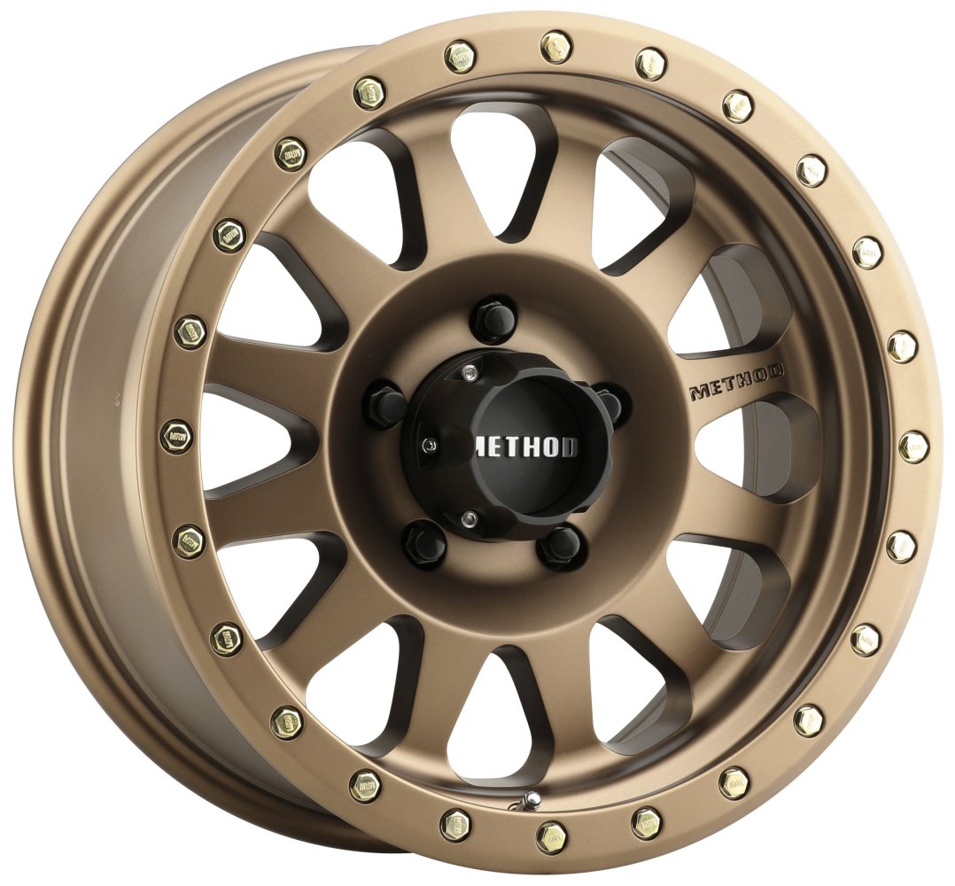 17x8.5 Method Race MR304 Double Standard Bronze 8x6.5/165 0mm - Flex Offroad