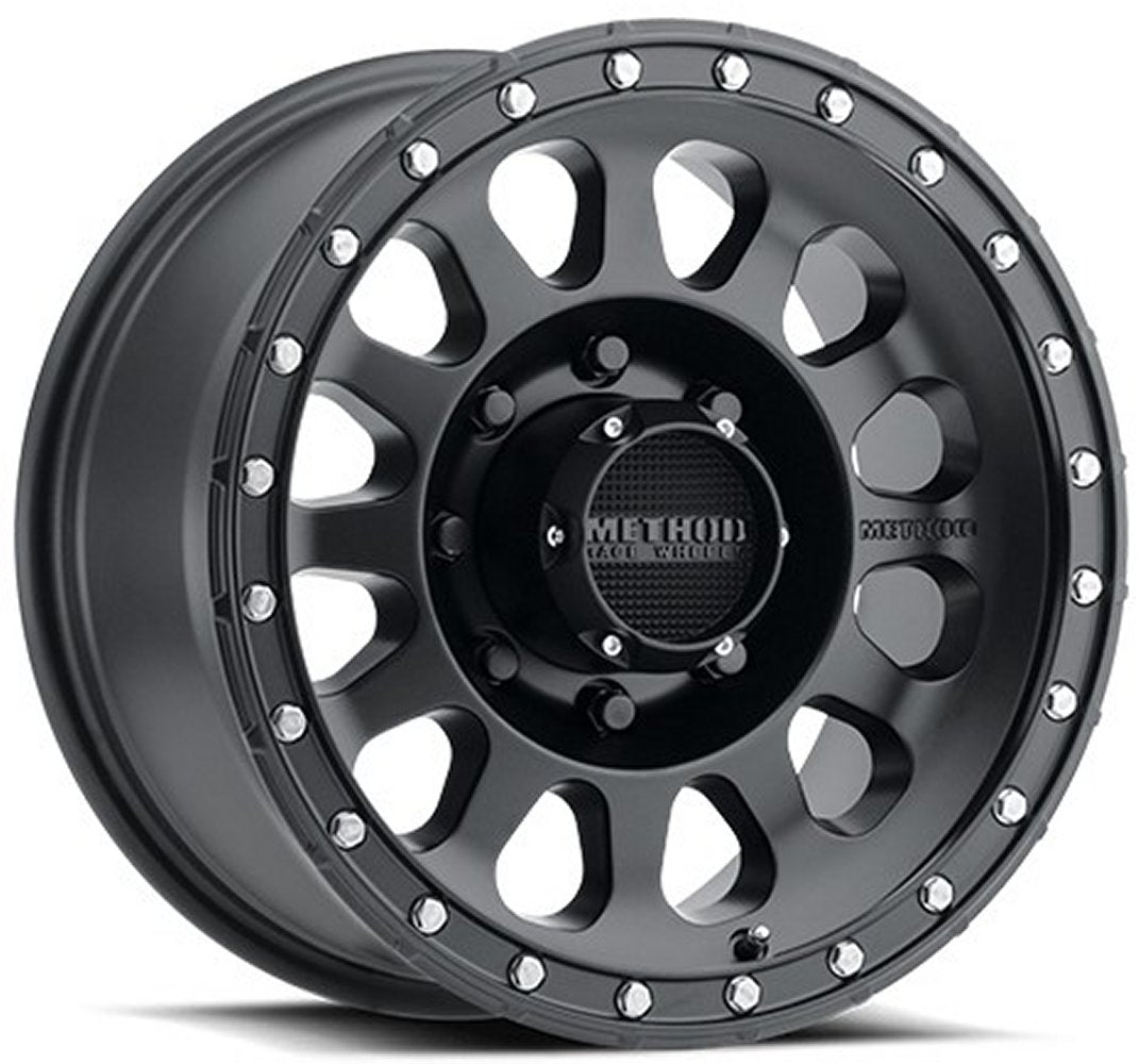 17x8.5 Method Race MR315 Matte Black (8 Lug) 8x6.5/165 0mm - Flex Offroad
