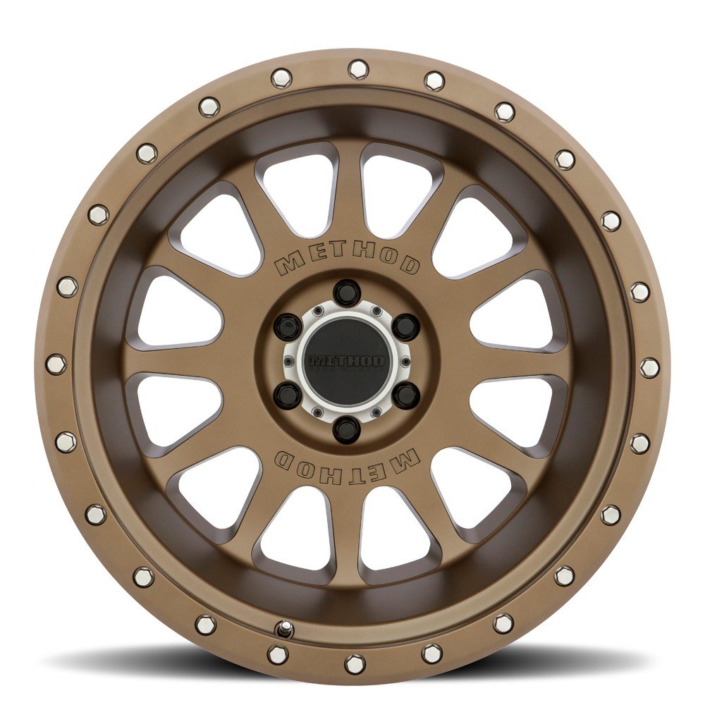 20x12 Method Race MR605 NV Bronze (* May Require Trimming) 8x6.5/165 -52mm - Flex Offroad