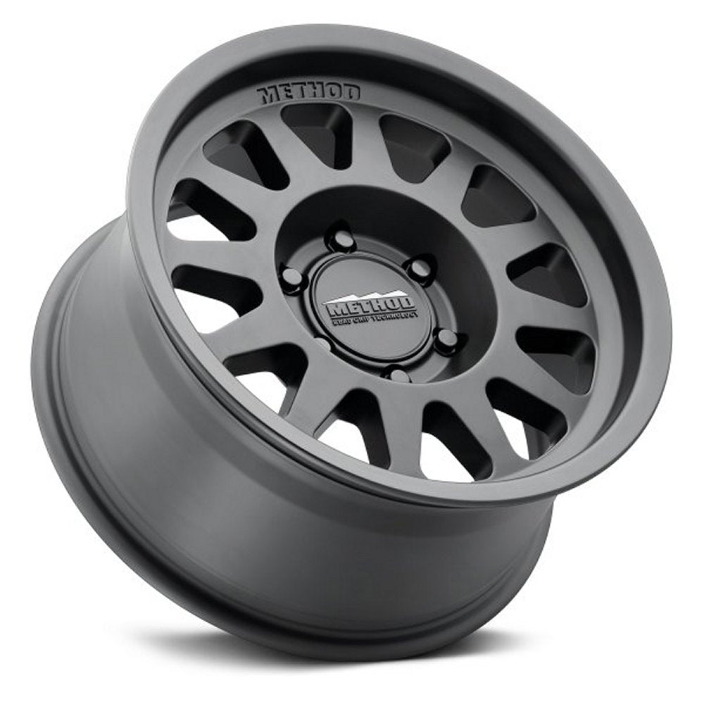 17x8.5 Method Race MR704 Matte Black (Bead Grip) (8 Lug) 8x170 0mm - Flex Offroad
