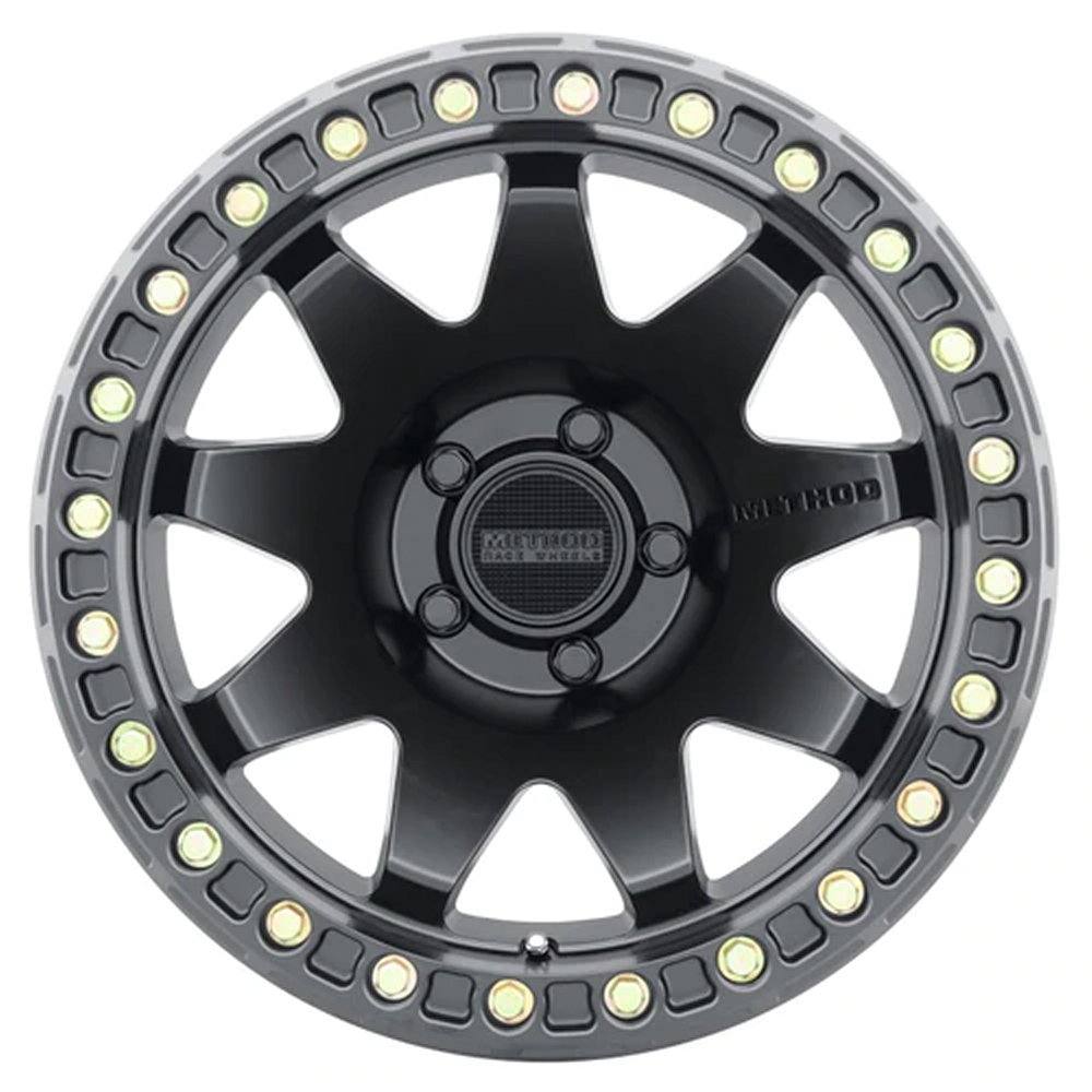 17x9 Method Race MR108 Beadlock Matte Black 5x5/127 -44mm - Flex Offroad