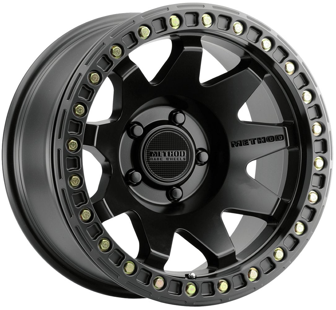 17x9 Method Race MR108 Beadlock Matte Black 5x5/127 -44mm - Flex Offroad