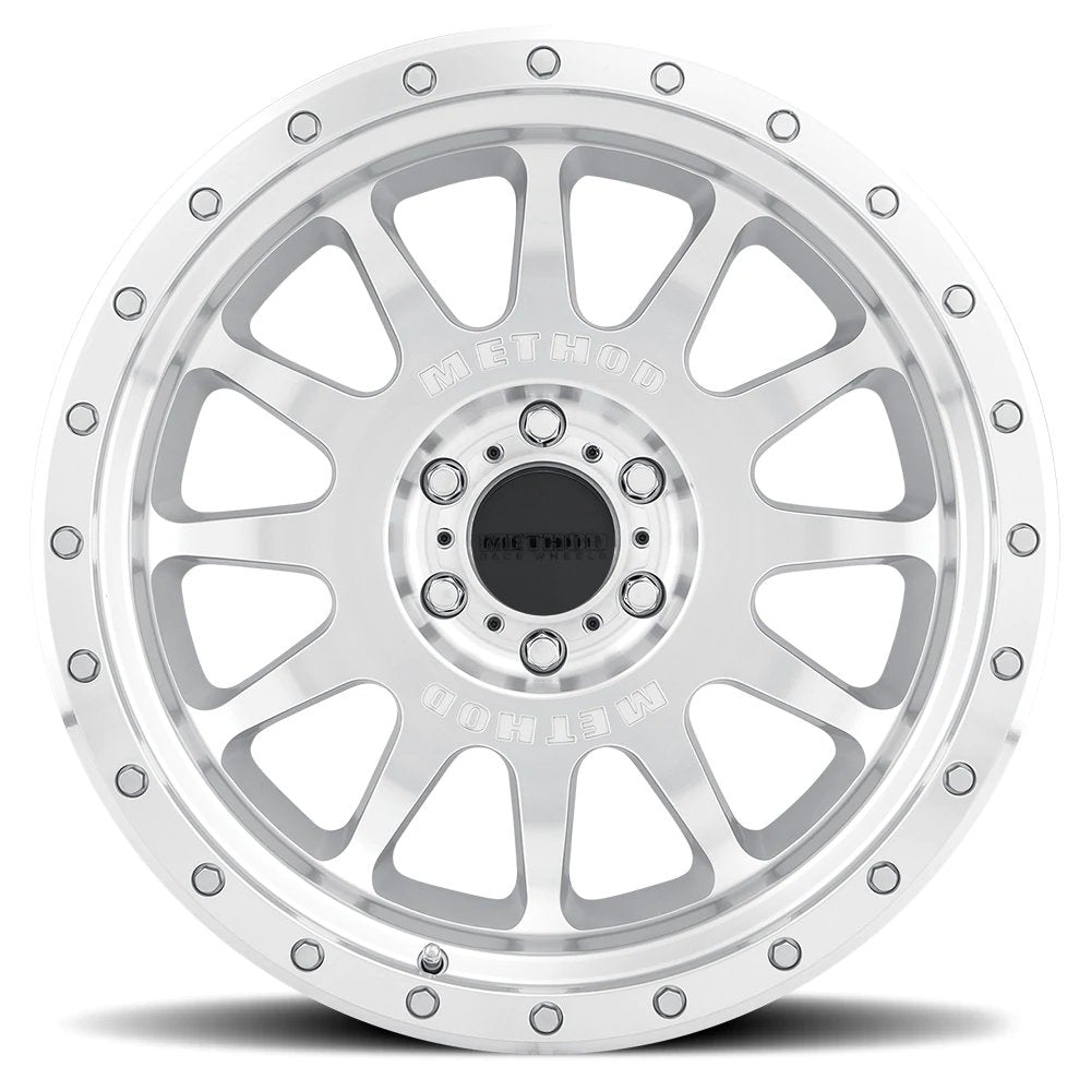 20x10 Method Race MR605 NV Machined w/ Clear Coat 8x6.5/165 -24mm - Flex Offroad
