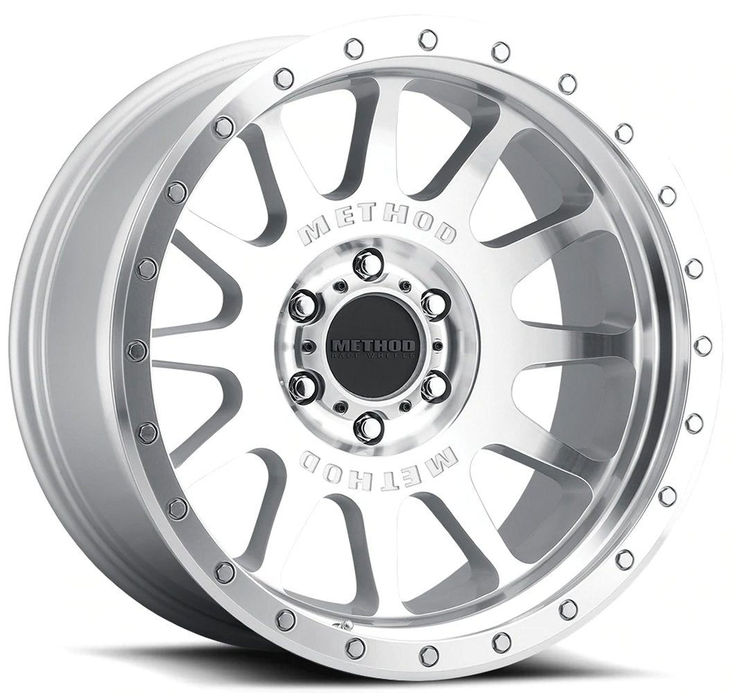 20x10 Method Race MR605 NV Machined w/ Clear Coat 8x6.5/165 -24mm - Flex Offroad