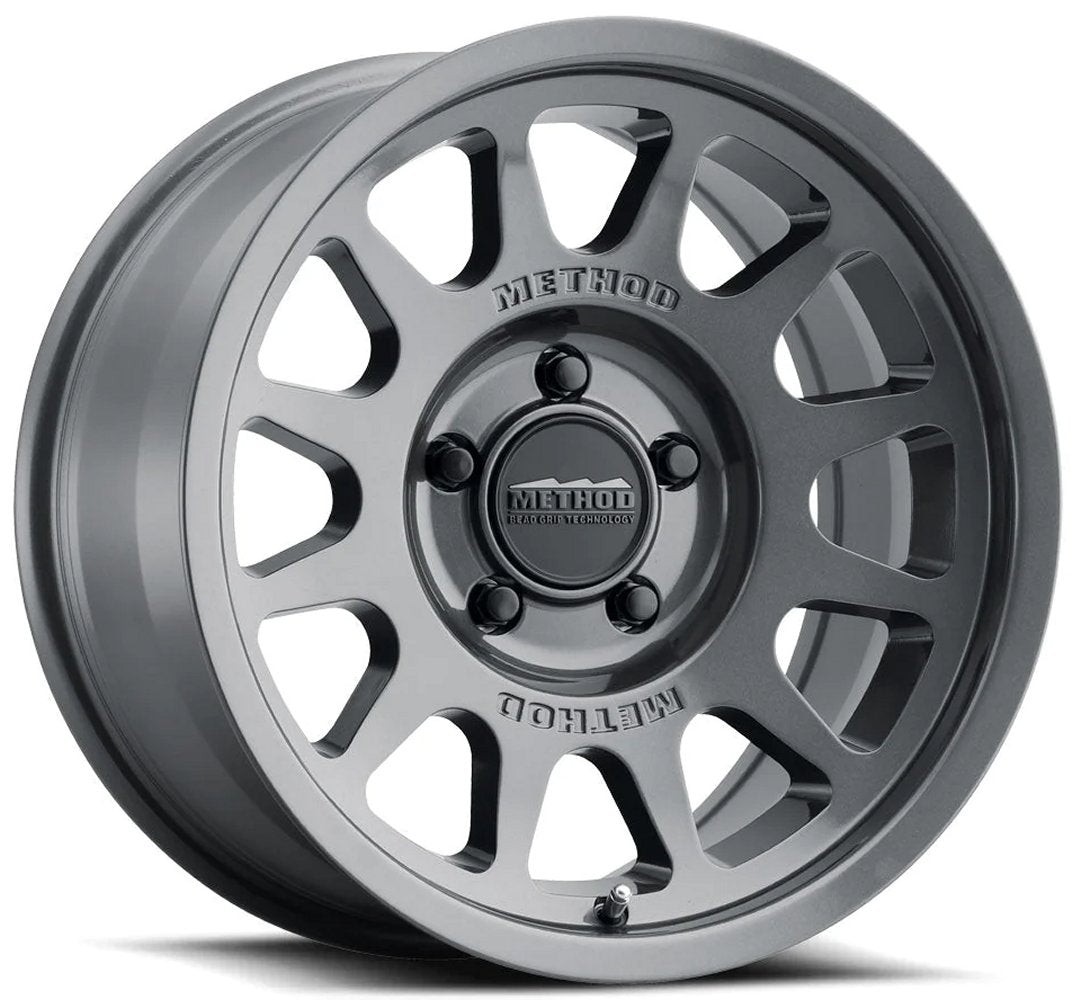 17x9 Method Race MR703 Gloss Titanium (Bead Grip) 5x5/127 -12mm - Flex Offroad