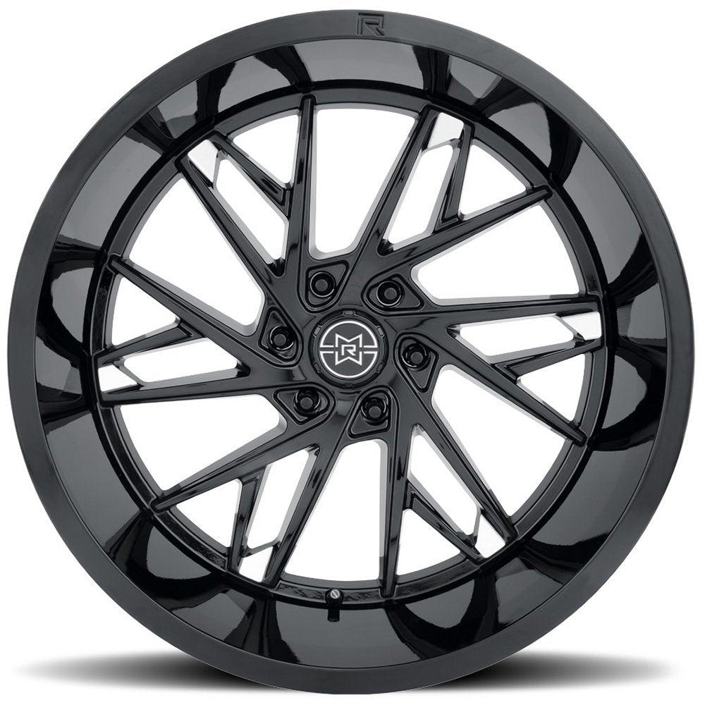 22x12 Method Race MR801 Raised Gloss Black (* May Require Trimming) 6x135 -40mm - Flex Offroad