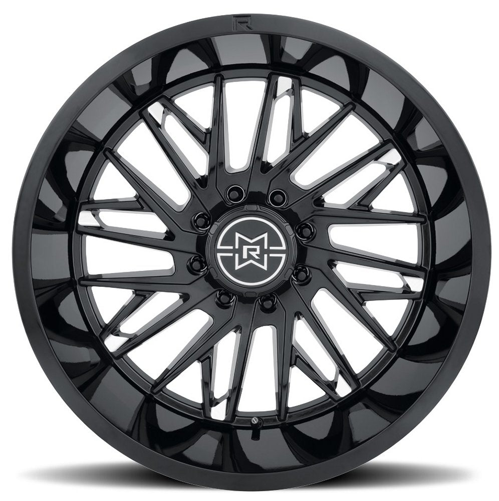 20x12 Method Race MR801 Raised Gloss Black (* May Require Trimming) 8x170 -40mm - Flex Offroad