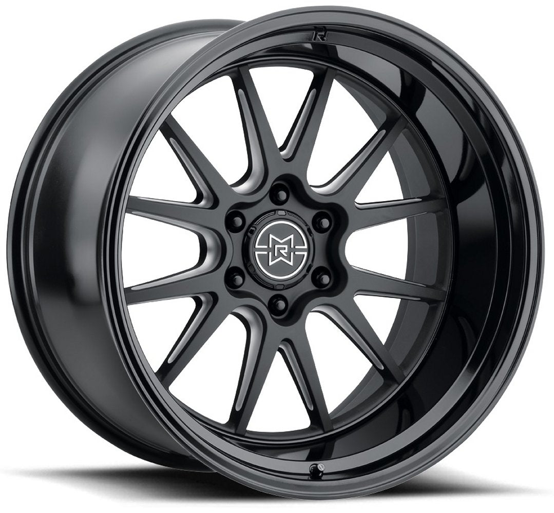 20x12 Method Race MR802 Raised Double Black Milled (* May Require Trimming) 6x135 -40mm - Flex Offroad