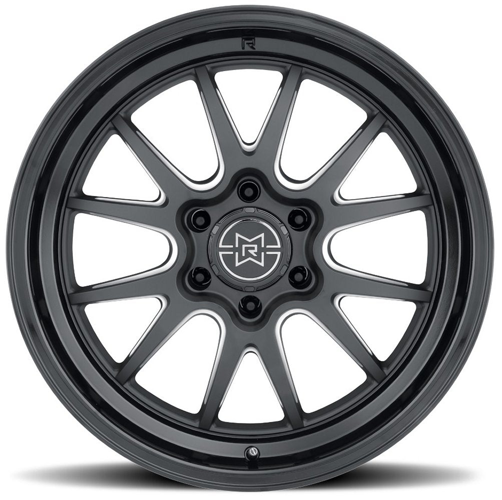 22x10 Method Race MR802 Raised Double Black Milled 6x135 -18mm - Flex Offroad