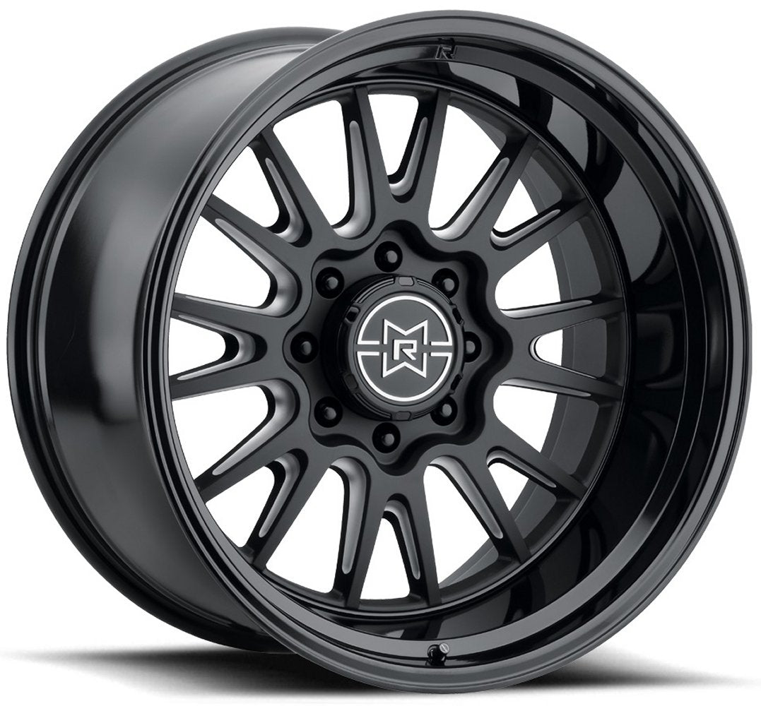 20x12 Method Race MR802 Raised Double Black Milled (* May Require Trimming) 8x180 -40mm - Flex Offroad