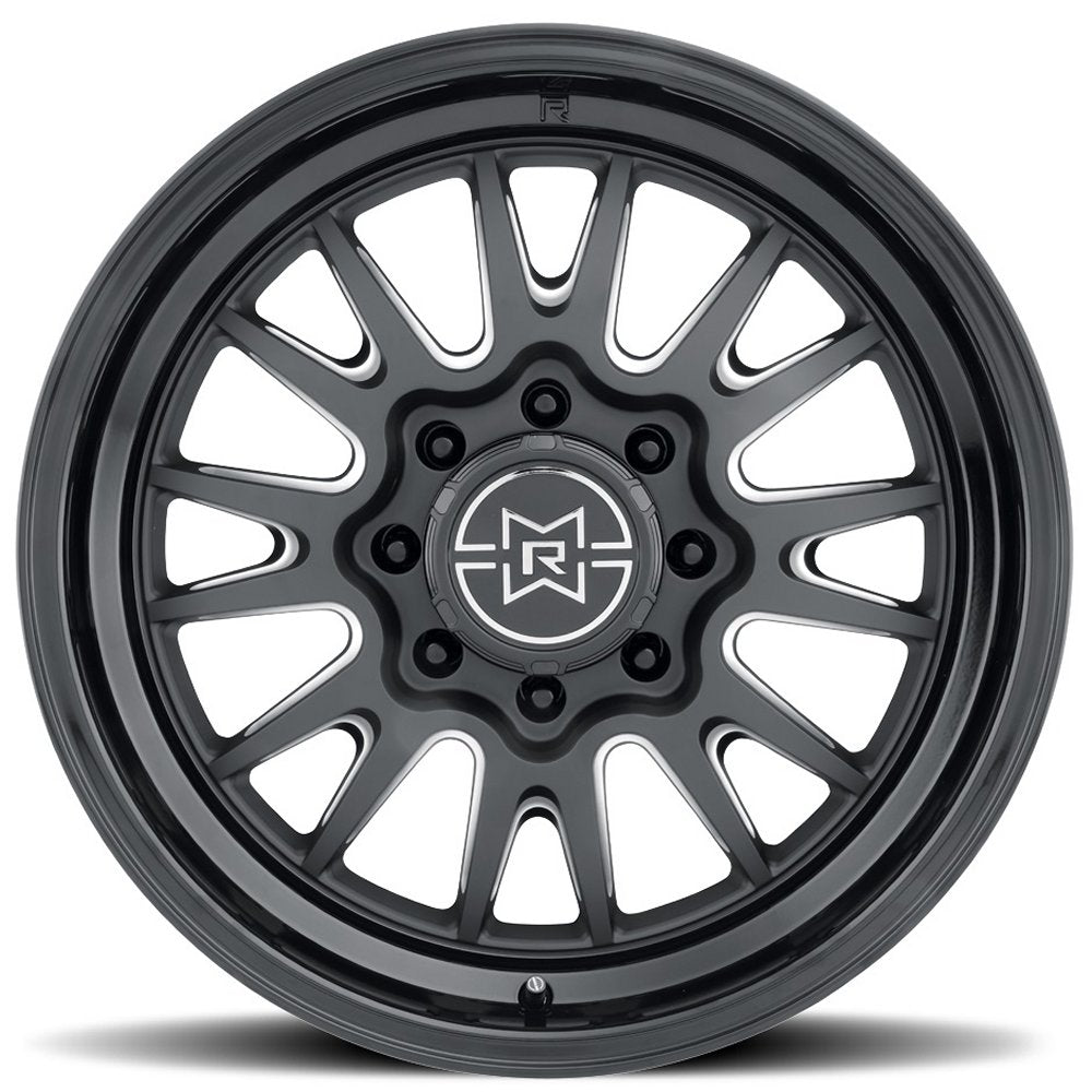 22x10 Method Race MR802 Raised Double Black Milled 8x6.5/165 -18mm - Flex Offroad