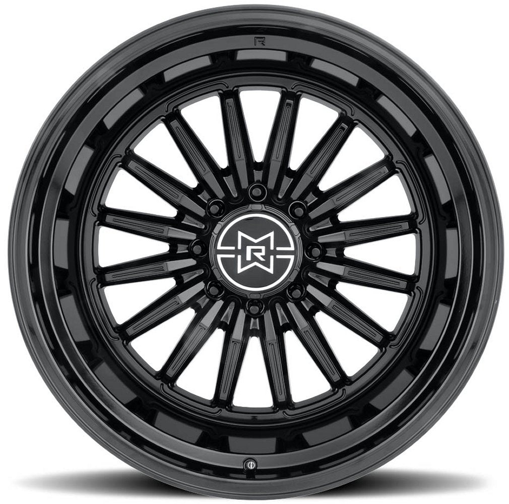 20x12 Method Race MR803 Raised Gloss Black (* May Require Trimming) 8x6.5/165 -40mm - Flex Offroad