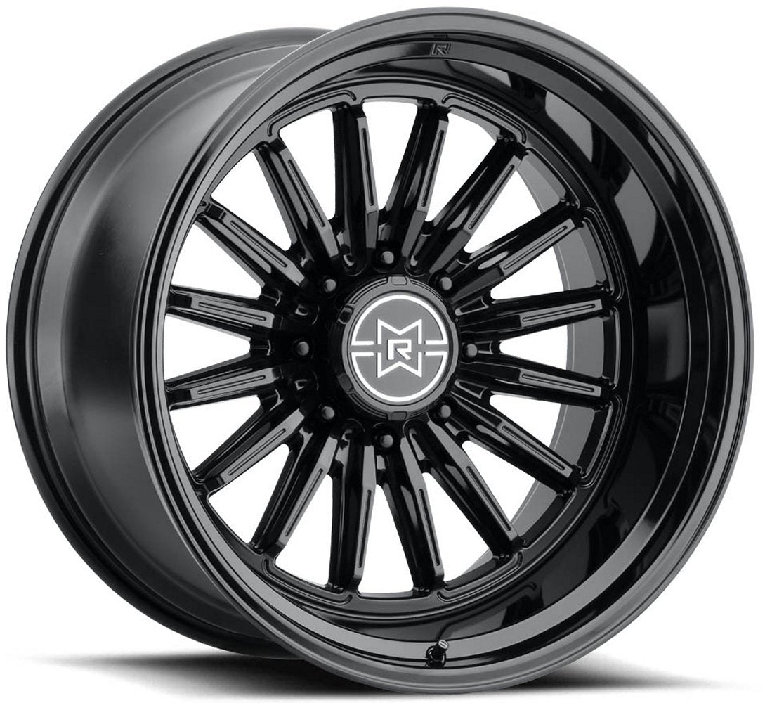 20x12 Method Race MR803 Raised Gloss Black (* May Require Trimming) 8x6.5/165 -40mm - Flex Offroad