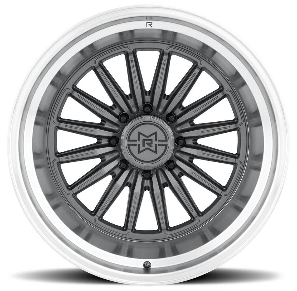 22x12 Method Race MR803 Raised Gloss Titanium w/ Machined Lip (* May Require Trimming) 8x180 -40mm - Flex Offroad