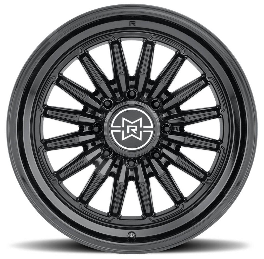 20x9 Method Race MR803 Raised Gloss Black 8x6.5/165 -12mm - Flex Offroad