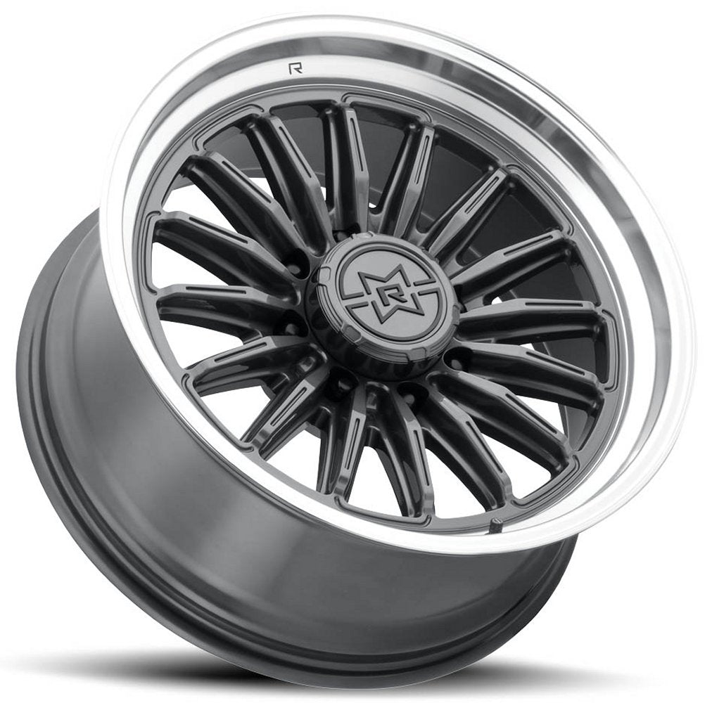 20x9 Method Race MR803 Raised Gloss Titanium w/ Machined Lip 8x170 -12mm - Flex Offroad