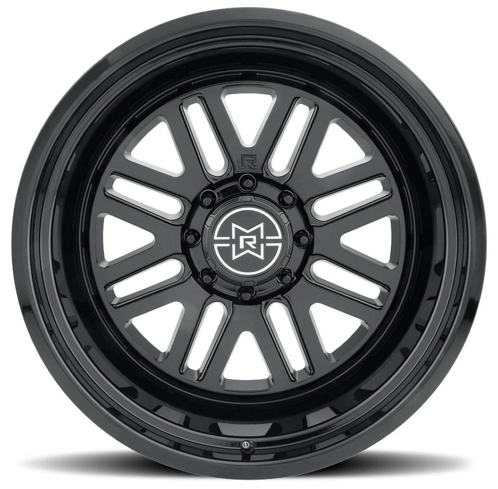 22x12 Method Race MR804 Raised Gloss Black (* May Require Trimming) 8x180 -40mm - Flex Offroad