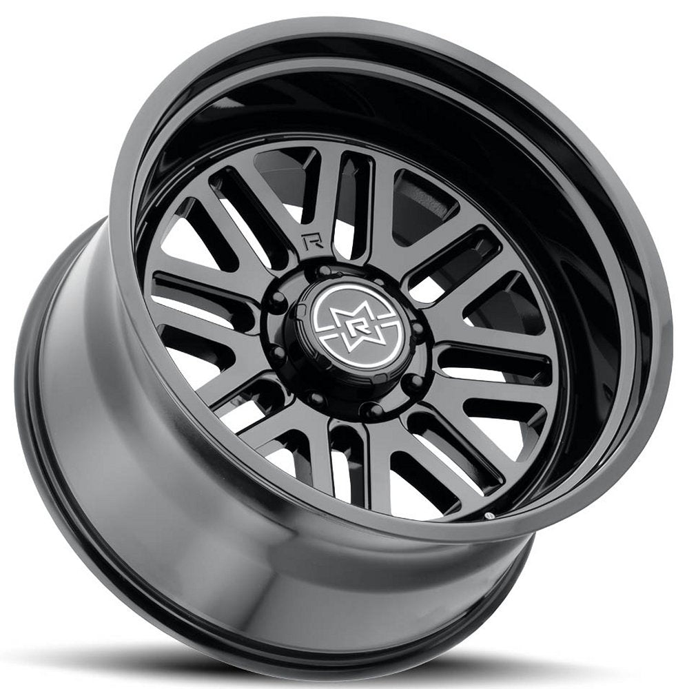 22x12 Method Race MR804 Raised Gloss Black (* May Require Trimming) 8x180 -40mm - Flex Offroad