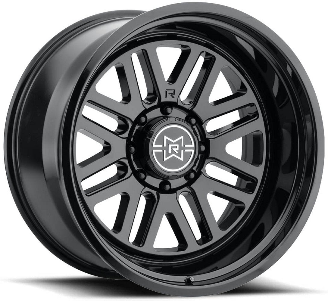 22x12 Method Race MR804 Raised Gloss Black (* May Require Trimming) 8x180 -40mm - Flex Offroad