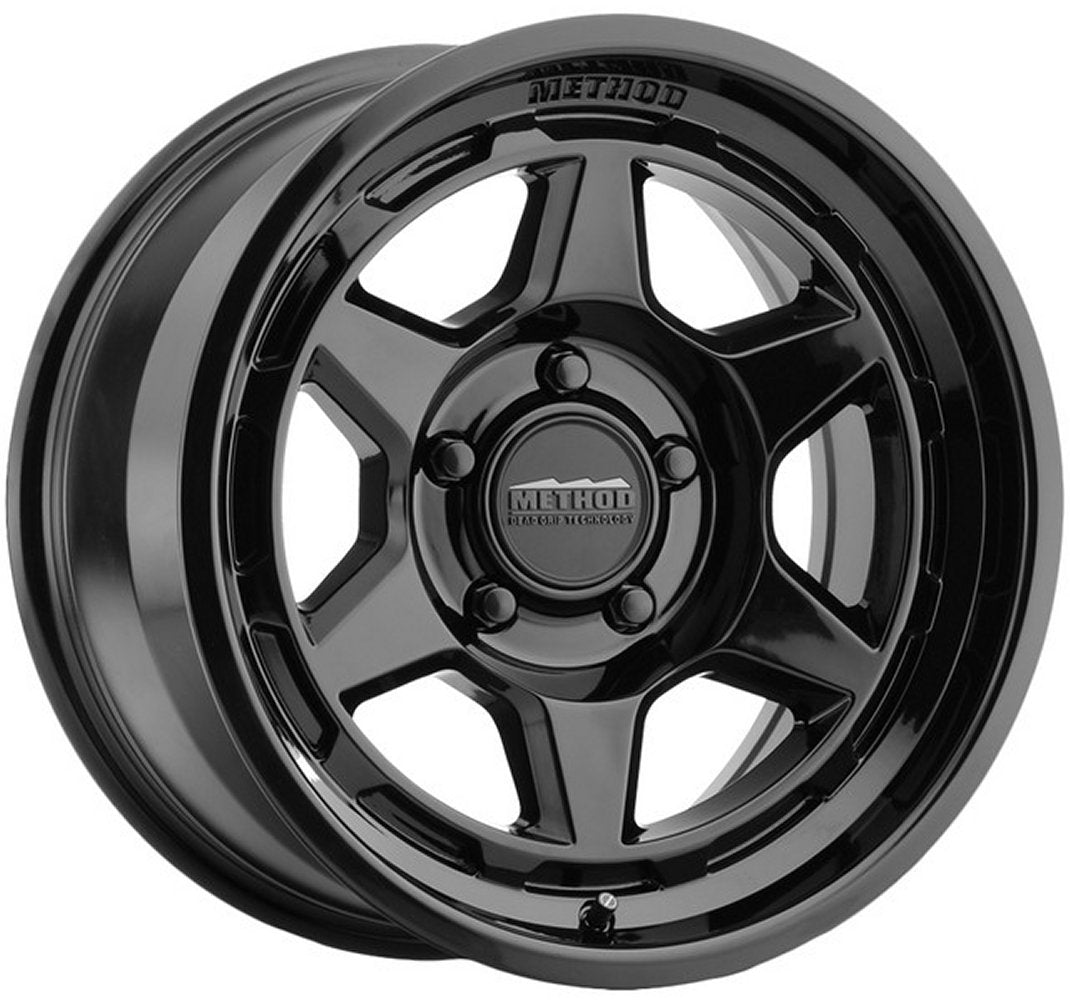 17x8.5 Method Race MR708 Bead Grip Gloss Black 5x5/127 0mm - Flex Offroad