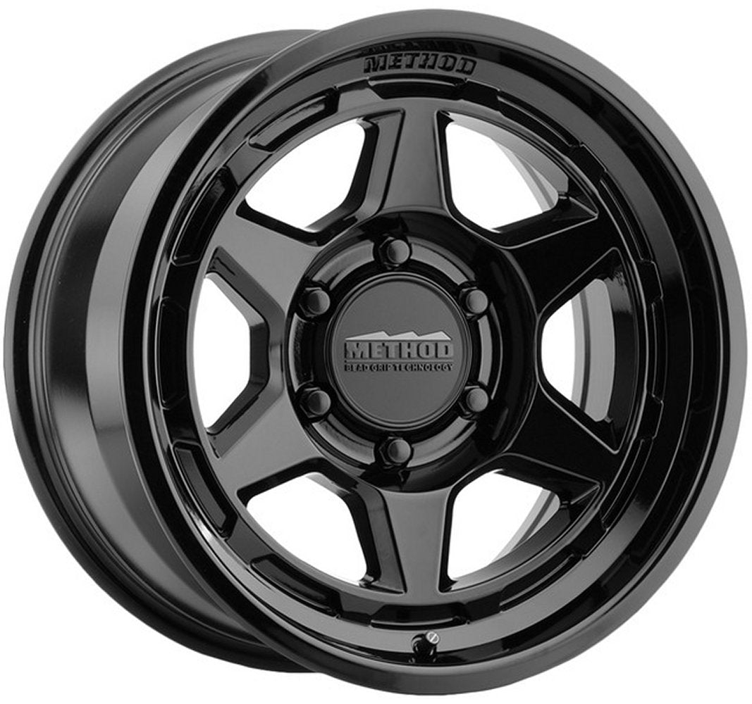17x8.5 Method Race MR708 Bead Grip Gloss Black 6x5.5/139.7 0mm - Flex Offroad