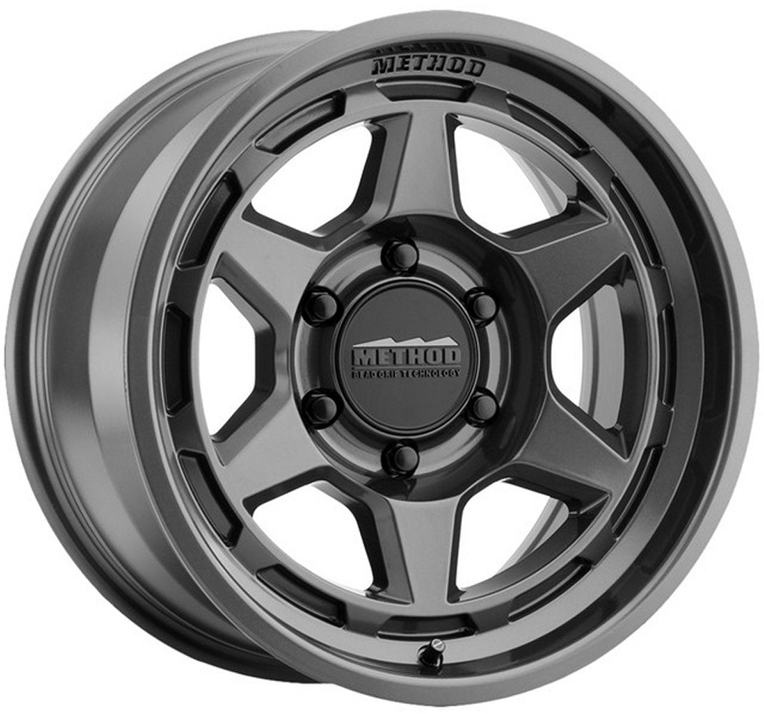 17x8.5 Method Race MR708 Bead Grip Gloss Titanium 6x135 0mm - Flex Offroad