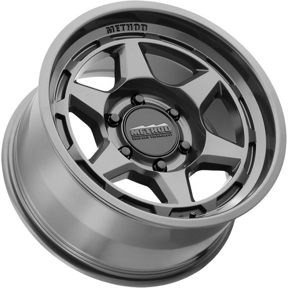 17x8.5 Method Race MR708 Bead Grip Gloss Titanium 6x135 0mm - Flex Offroad