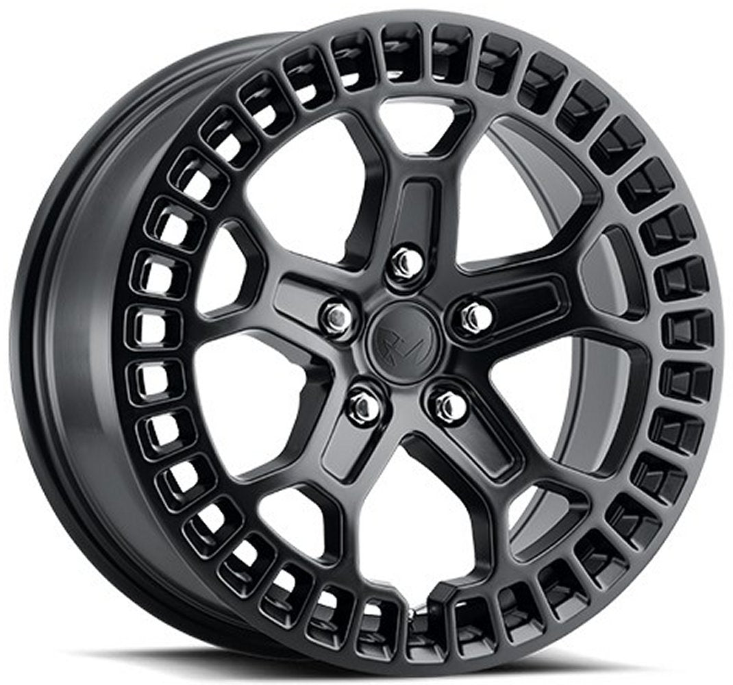 17x8 MKW Off-Road M206 Satin Black 5x4.25/108 30mm