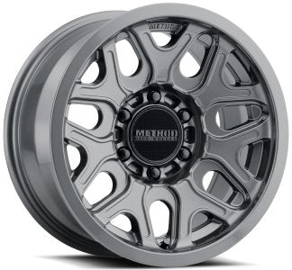 17x8.5 Method Race MR322 Gloss Titanium 6x5.5/139.7 0mm - Flex Offroad