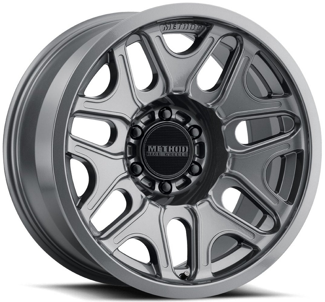 20x10 Method Race MR322 Gloss Titanium 6x5.5/139.7 -18mm - Flex Offroad
