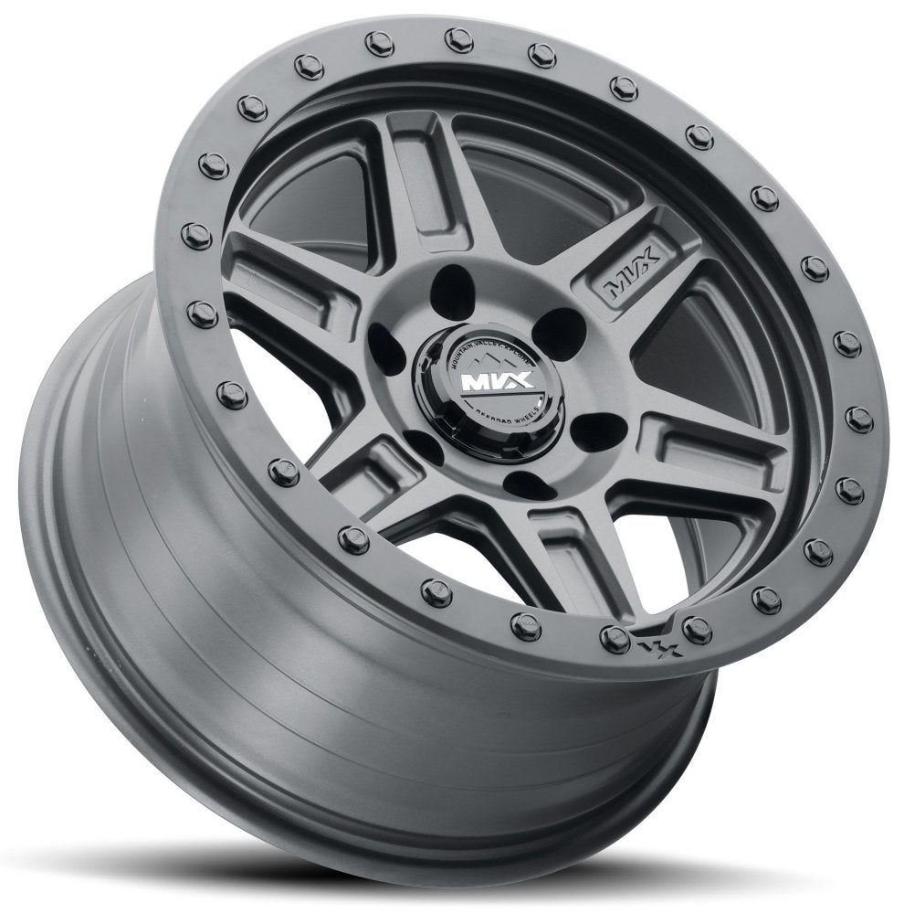 18x9 MVX Off-Road VX61 Matte Graphite 6x5.5/139.7 -12mm - Flex Offroad
