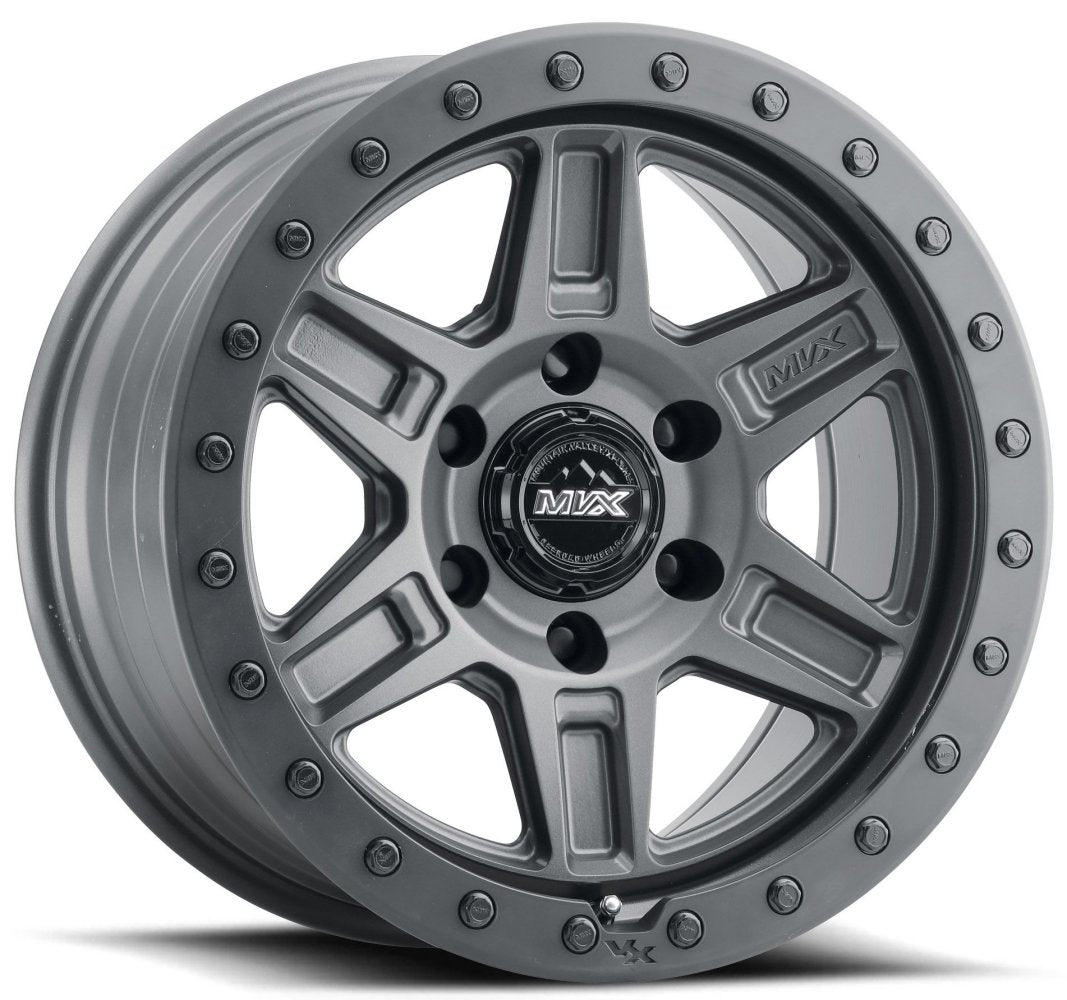 18x9 MVX Off-Road VX61 Matte Graphite 6x5.5/139.7 -12mm - Flex Offroad