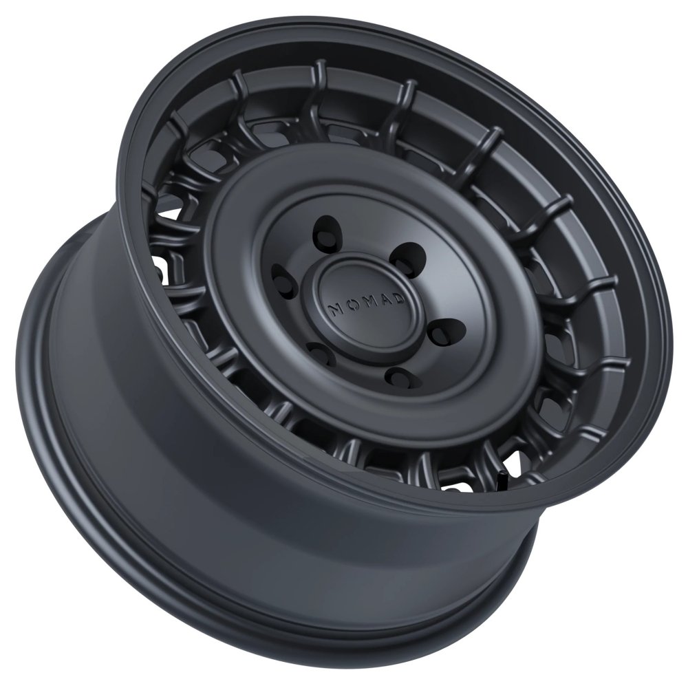 (Clearance - No Returns) 17x8.5 Nomad Off-Road 502 Arvo Satin Black (Flow Form) 6x120 0mm