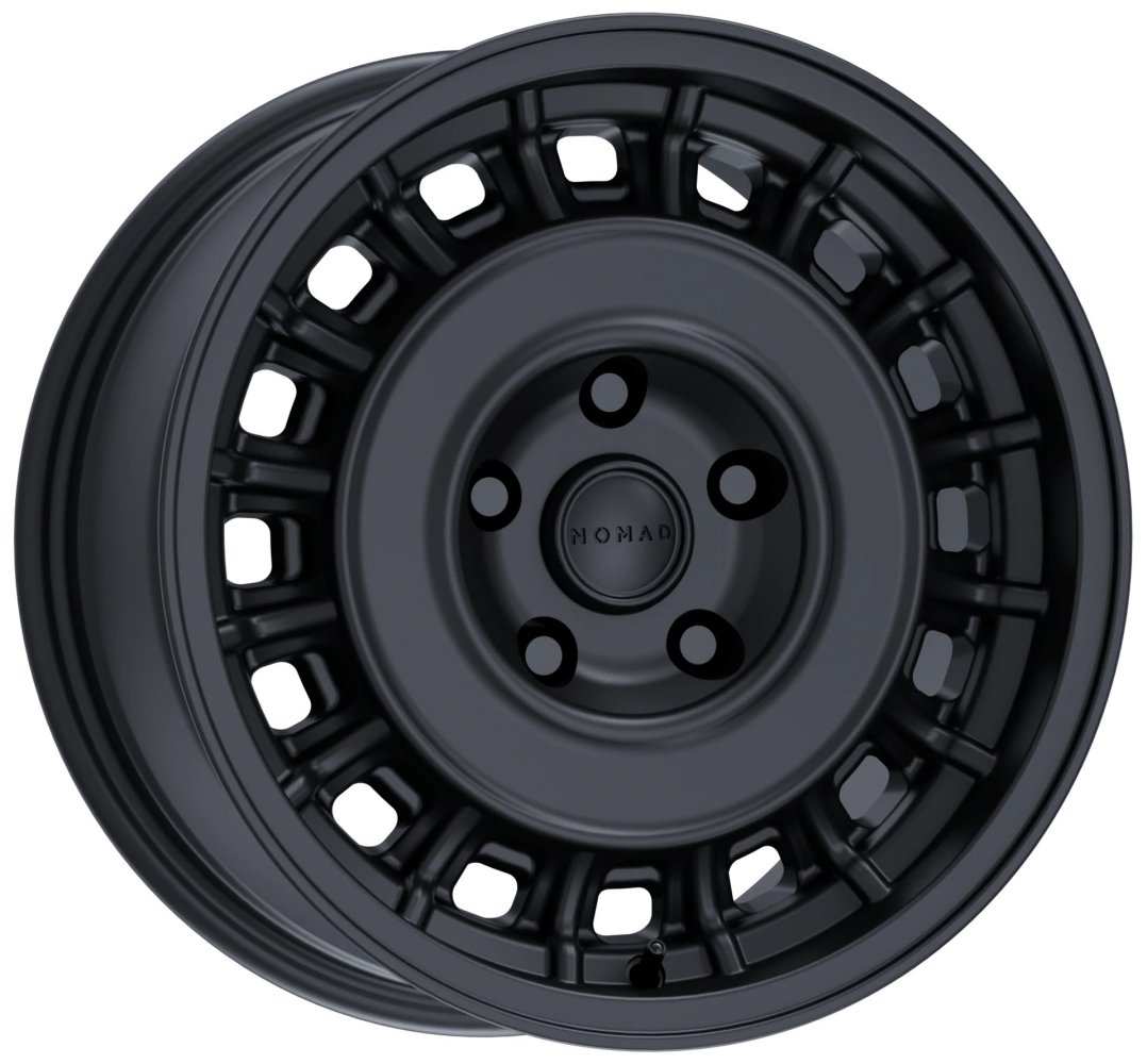 15x7 Nomad Off-Road 502 Arvo Satin Black (Flow Form) 5x100 15mm - Flex Offroad