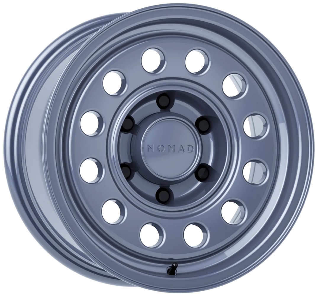 15x7 Nomad Off-Road 501 Convoy Utility Gray (Flow Form) 6x5.5/139.7 -10mm - Flex Offroad